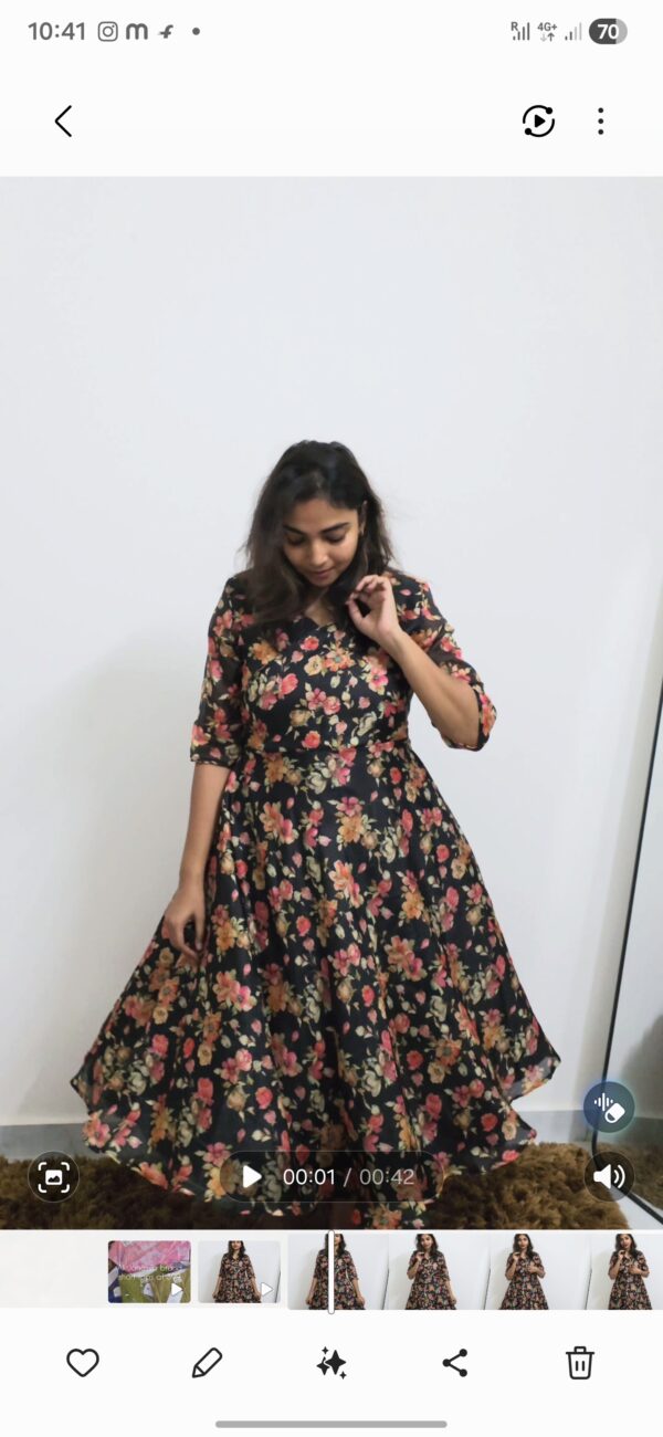 Black Organza dress